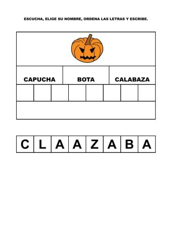 Calabaza halloween