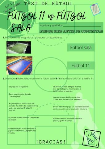 Futsal-futbol11