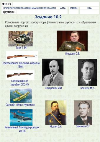 Конструкторы русского оружия