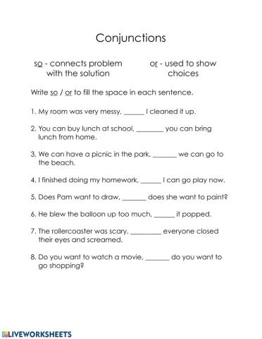 Conjunctions or-so