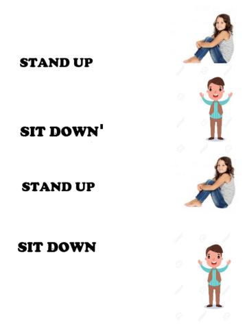 Stand up sit down