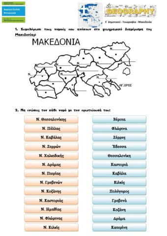Γεωγραφία - Μακεδονία