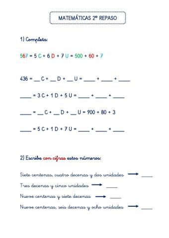 Matemáticas REPASO 12