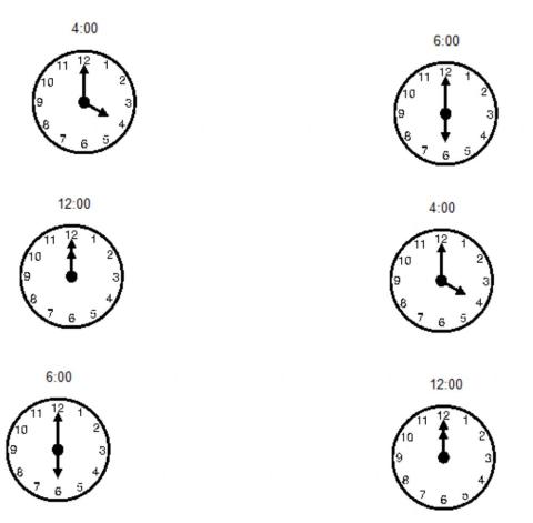 Matching clock