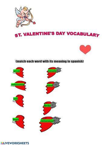 St. Valentine's Vocabulary
