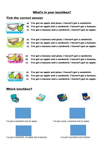 What's in your lunchbox?