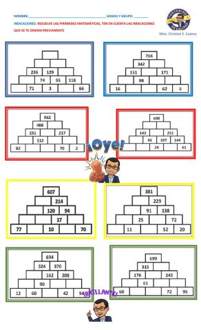 Piramides matemáticas