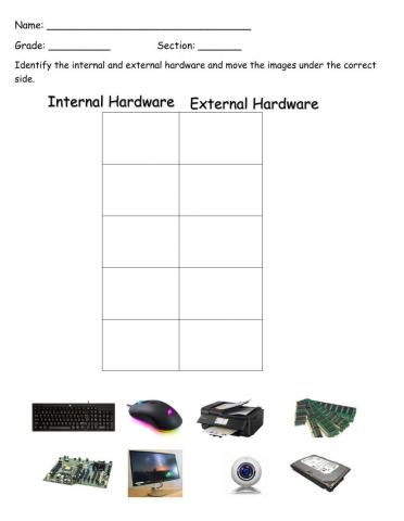 Hardware Worksheet
