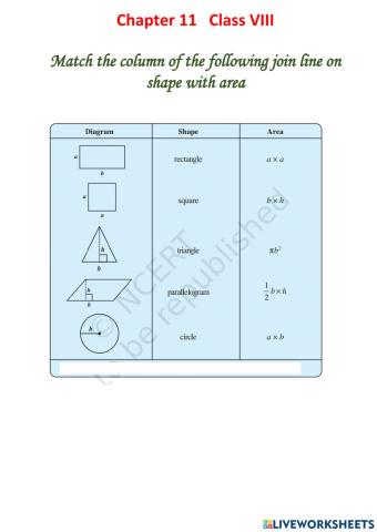 Area and polygon