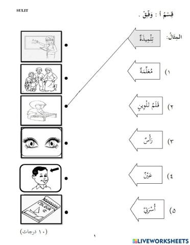 Bahasa arab tahun 2 sem22021