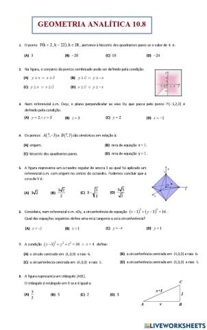 Geometria analítica 10.8