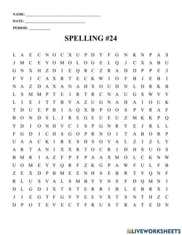 Word search -24