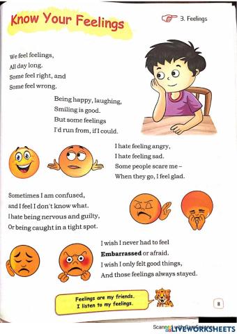 Class 4- Know your feelings