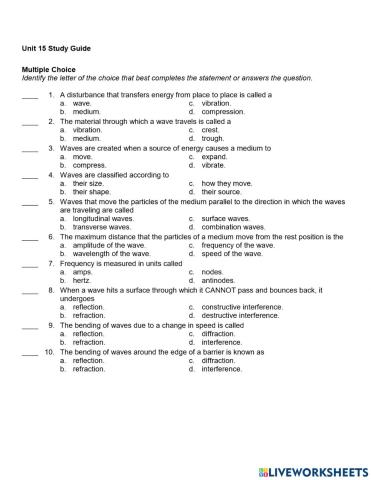 PS-15-Study Guide page 1