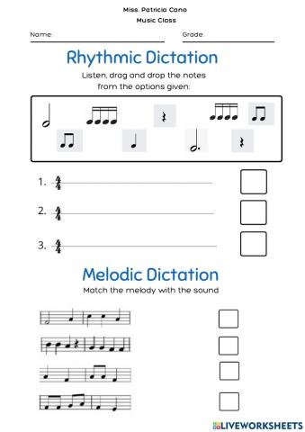 9th Grade Music Theory Exam