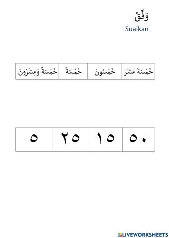 Nombor Bahasa Arab