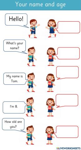 What's your name? How old are you?