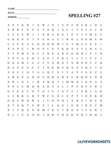 Word search -27