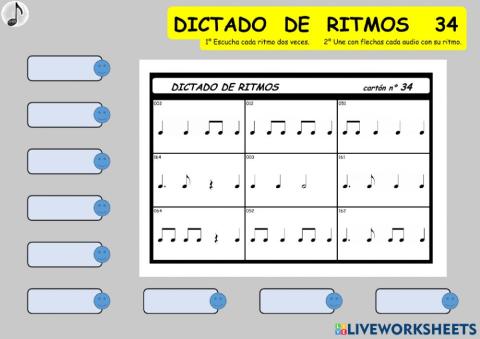 DICTADO DE RITMOS 34