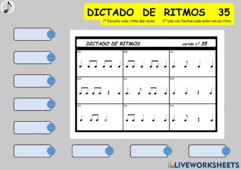 DICTADO DE RITMOS 35