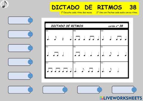 DICTADO DE RITMOS 38