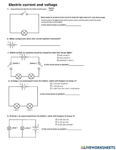 Ps-17-05-Electric Circuits Series and Parallel