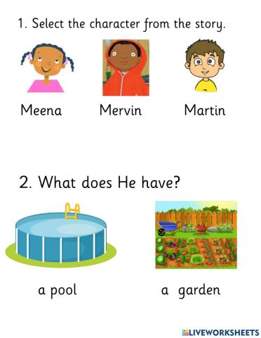 Mervin's Garden activity 1