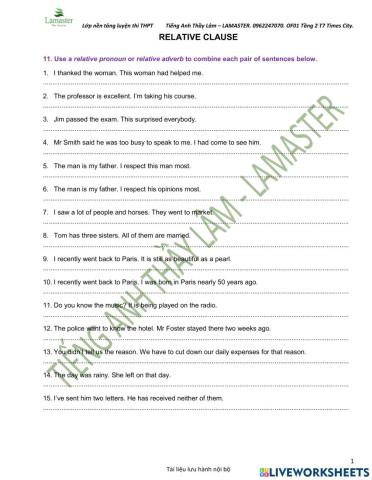 Test relative clause