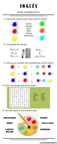 Colores en Ingles