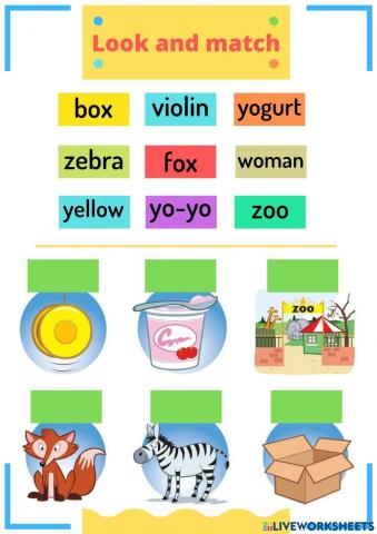 Vocabulary family and friends starter X Y Z