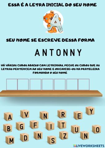 Nome próprio - Antonny