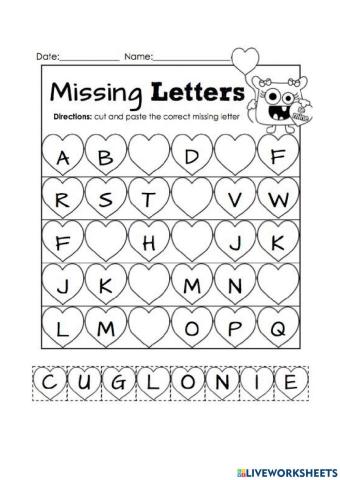 Bahasa Inggeris - Missing Letters ! (Cikgu Nabila)