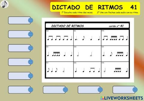 DICTADO DE RITMOS 41