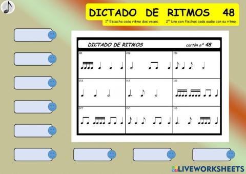 DICTADO DE RITMOS 48