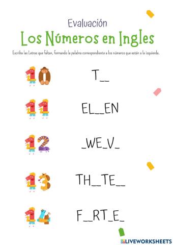 Números en Ingles