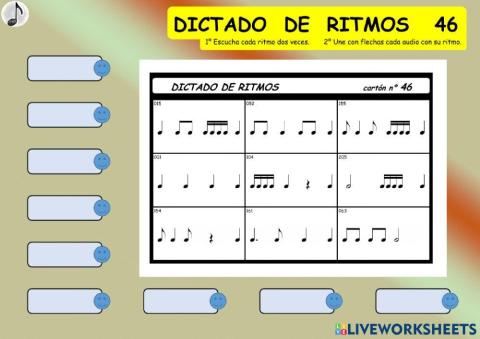 DICTADO DE RITMOS 46