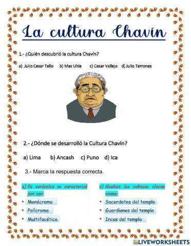 La cultura Chavín