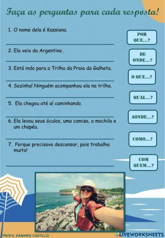 Perguntas e respostas em português