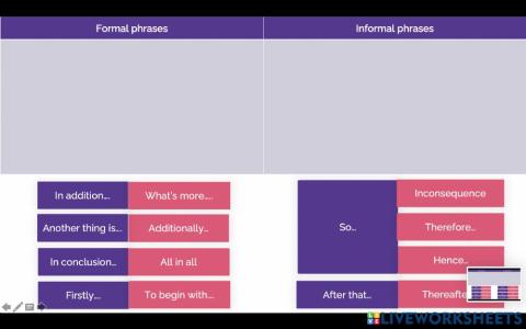 Formal and Informal phrases to use in IELTS