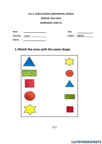 Maths worksheet unit 2