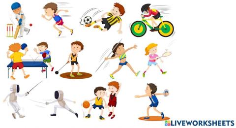 Какие виды спорта на картинке ?