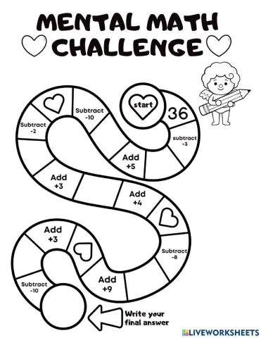 Mental math challenges