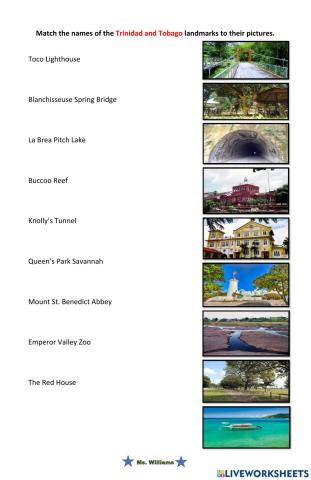 Landmarks in Trinidad and Tobago