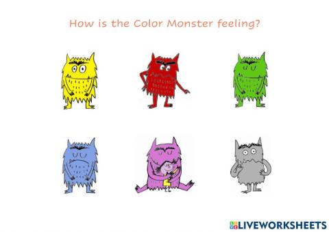 How is the Color Monster feeling?