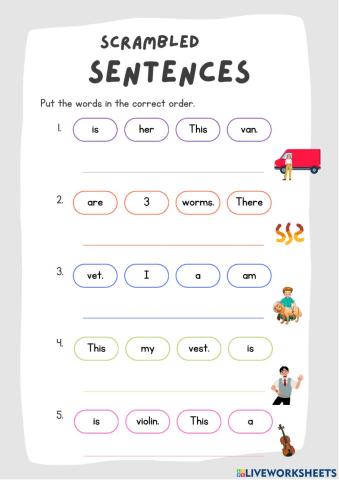 Scrambled Sentences