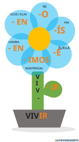Verbos en IR práctica con Flor- verbos regulares en IR