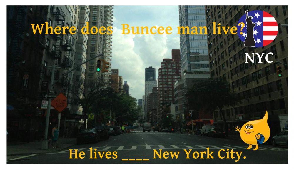 In, On, At with Buncee men