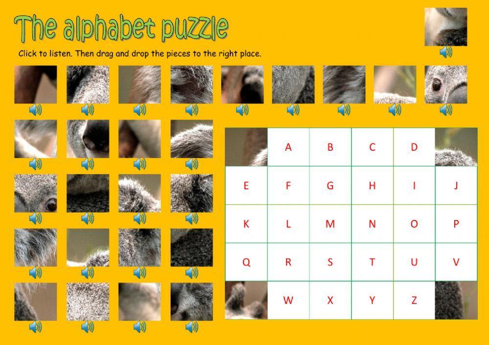 The alphabet puzzle