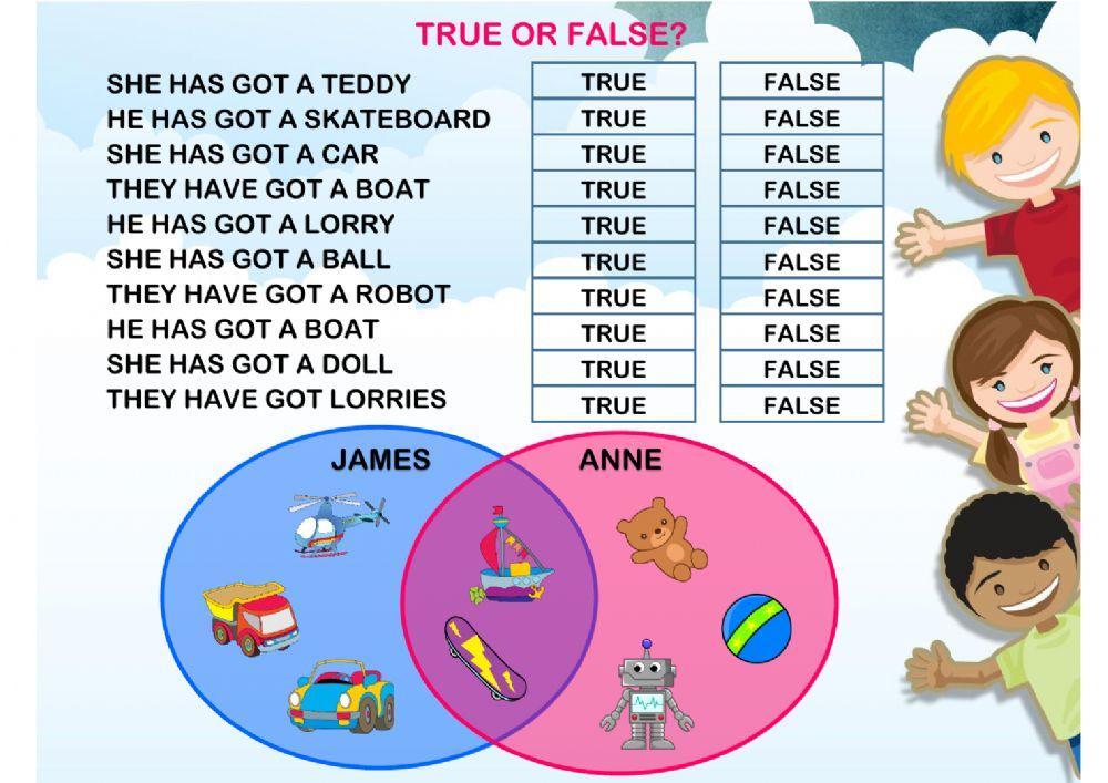 have got (true or false)