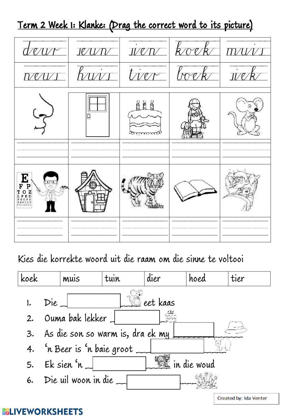 Grade 3 : FAL: Afrikaans eu, oe, ie, ei, ou Klanke